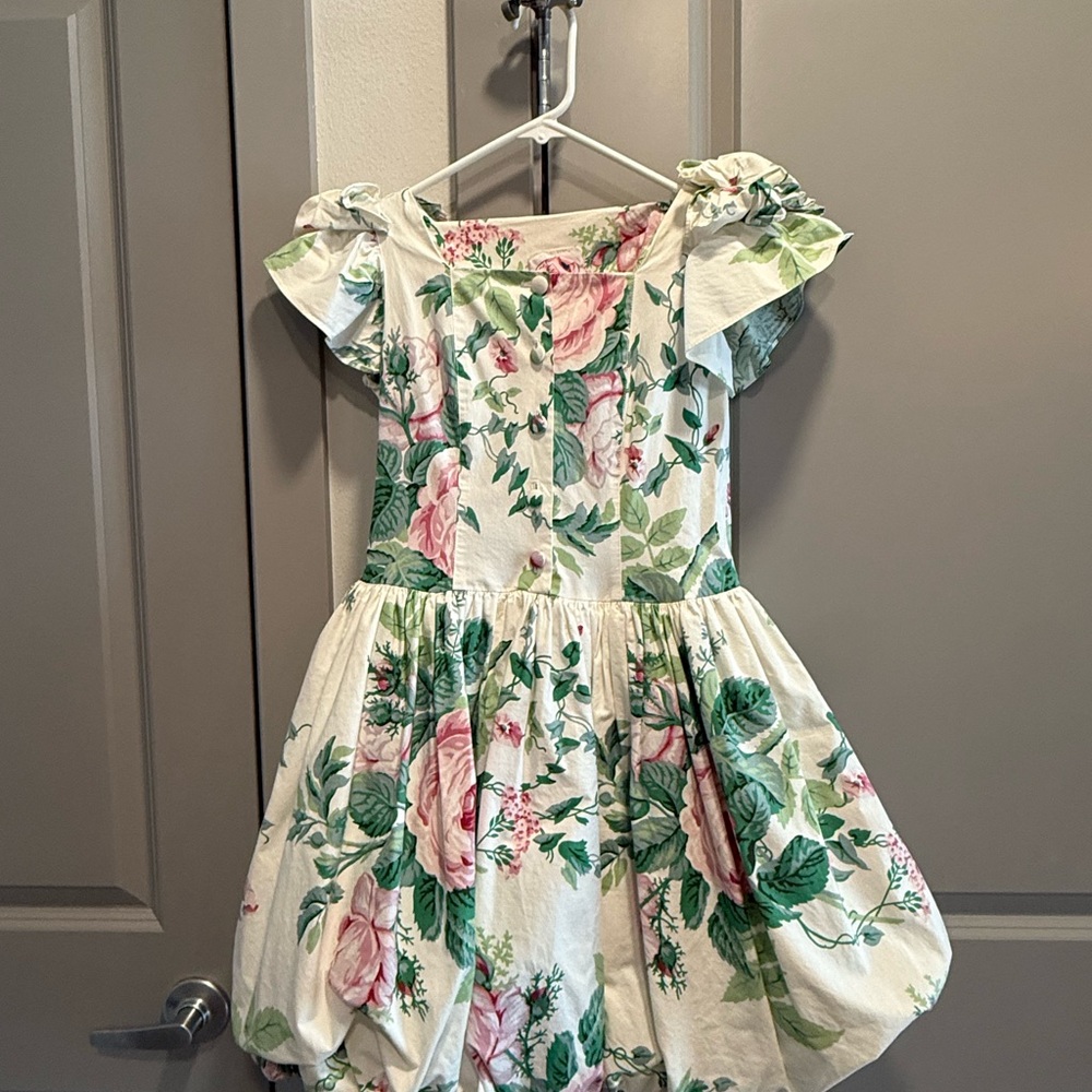 Vintage Floral Girl’s Dress - perfect for Spring Break and Easter!